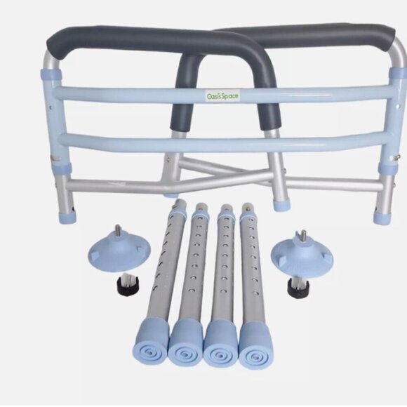 OasisSpace Stand Alone Toilet Safety Rail - Heavy‎ Duty Medical Toilet Safety - Picture 3 of 10